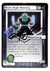 V1326: Black Stye Mastery: 145: Limited: MP: Trunks Saga: Foil: Signed/Autographed: Christopher Sabat: Black